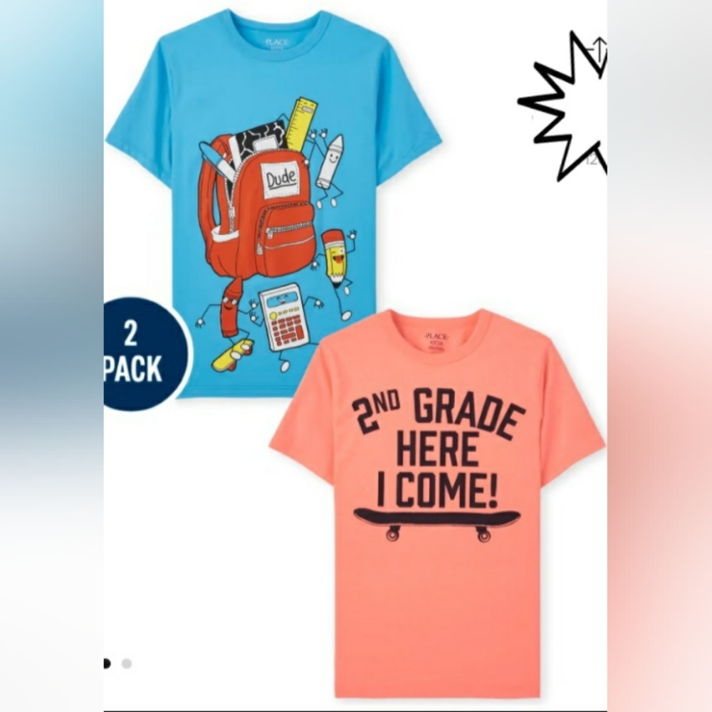 Boys size XL 14/16  Nwt 2pc t shirt lot